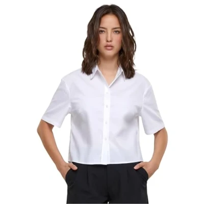 Abbildung von Urban Classics Hemdbluse, Damen, Größe: 5XL, White