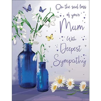 Abbildung von Anlasskarte &quot;Sympathy Mum&quot;, 20,3 x 15,2 cm, Regal Publishing