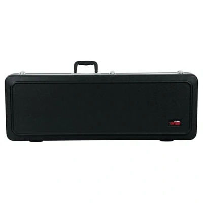 Abbildung von Gator Cases Deluxe ABS Hartschalenkoffer für E Gitarren; passend u.a. Tele/Strat Gitarren, schwarz (GC ELECTRIC A)