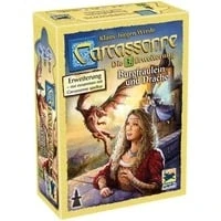 Abbildung von Hans im Glück Spiel, Familienspiel HIGD0103 Carcassonne: Burgfräulein und Drache ..., Strategiespiel