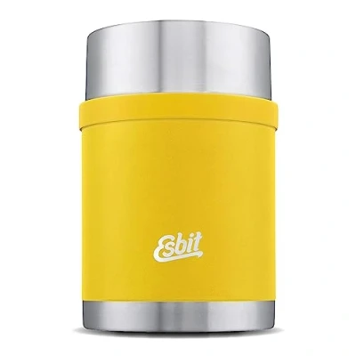 Abbildung von Esbit Thermobehälter Sculptor für Essen Warmhaltebehälter 750 ml in Sunshine Yellow aus Edelstahl warme und kalte Speisen