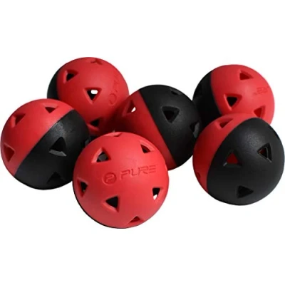 Abbildung von Golf Impact Training Bälle 6er Set (Schwarz)