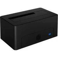 Abbildung von ICY BOX HDD/Festplatten Docking Station USB 3.0 für SATA 2,5 Zoll &amp; 3,5 Zoll, Festplatten Klonstation Lesegerät, Adapter, Extern, Schwarz, IB 1121 U3