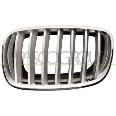 Abbildung von PRASCO BM8222014 Kühlergrill links titan, chrom BMW: X5