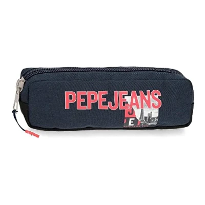 Abbildung von Pepe Jeans Dikran Federmäppchen, blau, 22 x 7 3 cm, Polyester, Etui