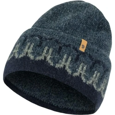 Abbildung von Fjallraven 87167 555 560 Övik Path Knit Beanie/Övik Beanie Hat Unisex Dark Navy Größe OneSize