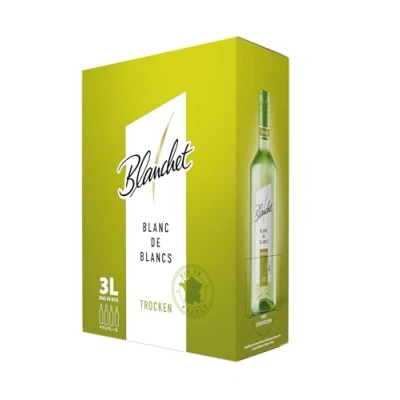 Abbildung von Blanchet Blanc de Blancs Weißwein Trocken in der Bag Box (1x 3l)