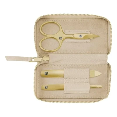 Abbildung von Zwilling Maniküre Etui PREMIUM GOLD, 3 tlg., Nagelpflege Set