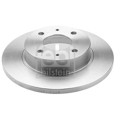 Abbildung von FEBI BILSTEIN 18700 Bremsscheibe Vorderachse 240 12 4 100 voll beschichtet NISSAN: SUNNY 2 Coupe,