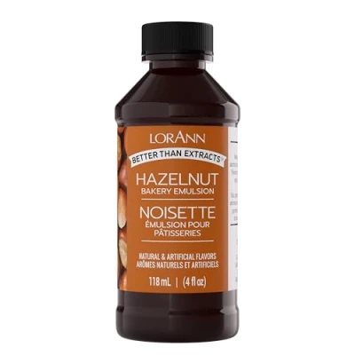 Abbildung von Lorann Oils Bakery Emulsionen Natural und künstlichen Geschmack 4oz Hazelnut, andere, Mehrfarbig