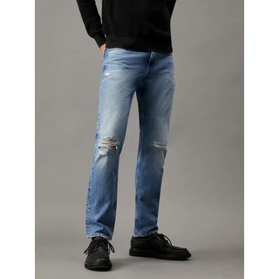 Abbildung von Calvin Klein Jeans Authentic Straight Leg, Herren, Größe: 34x32, Denim medium