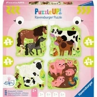 Abbildung von Ravensburger Puzzle PuzzleUP!, Bauernhoftiere, 28 Puzzleteile, Made in Europe
