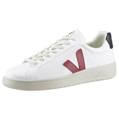 Abbildung von Veja URCA Sneaker low, Herren, Größe: 41, White/marsala/black Hochwertiges lederimitat