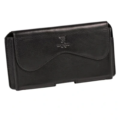 Abbildung von MATADOR Ledertasche kompatibel mit iPhone 8/12/13 Mini Handytasche Gürteltasche ECHT Leder Hülle Gürtelclip,Gürtel Schlaufe Magnetverschluss Crazy Black