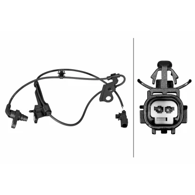Abbildung von HELLA 6PU 358 218 701 ABS Sensor mit Klammer Hallsensor 2 1020