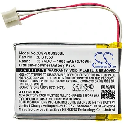 Abbildung von TCTK akkus Kompatibel mit [Sony] MDR XB950N1, SRS WS1, X1, WH CH700N Ersetzt A 2215 026 A,