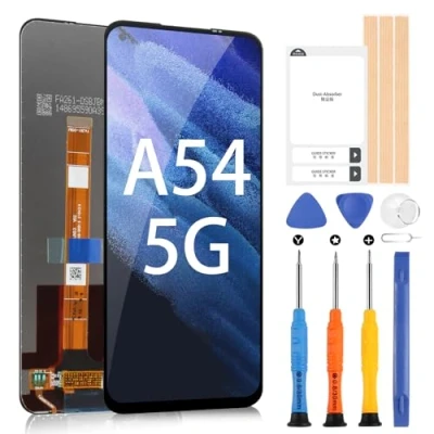 Abbildung von ARSSLY LCD Display für Oppo A54 5G A74 CPH2263 CPH2197 Bildschirm Digitizer Touchscreen Ersatz Montage mit Werkzeugen (Schwarz, 6,5 Zoll)
