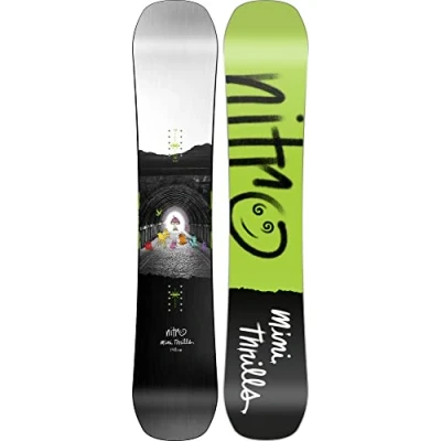 Abbildung von Nitro Snowboards Jungen Mini Thrills BRD &#039;23, Freestyleboard, Twin, Flat Out Rocker, Urban, Progressive