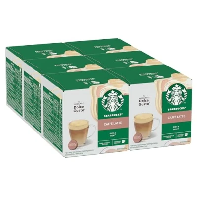 Abbildung von STARBUCKS Caffè Latte by Nescafé Dolce Gusto Kaffeekapseln 6 x 12 (72 Kapseln)