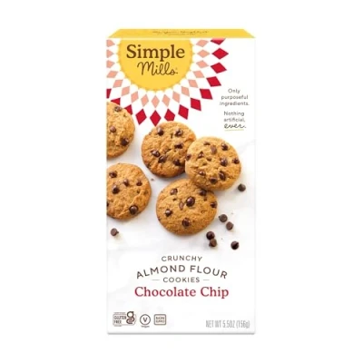 Abbildung von Einfache Mühlen Crunchy Cookies Naturally Gluten Free Chocolate Chip 5.5 Unze.