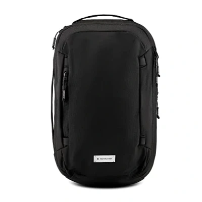 Abbildung von HEIMPLANET Original Transit Line DAYPACK 24L Wasserfester Rucksack mit Laptopfach und Clamshell Öffnung Hochwertiges DYECOSHELL Material Unterstützt 1% for The Planet (Schwarz)