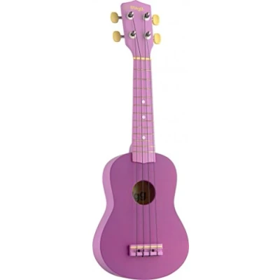 Abbildung von Stagg 25019674 US VIOLET Soprano Ukulele mit Tasche