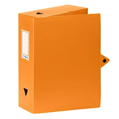 Abbildung von Viquel Class Doc Heftbox Polypropylen, Rücken 100 mm Orange