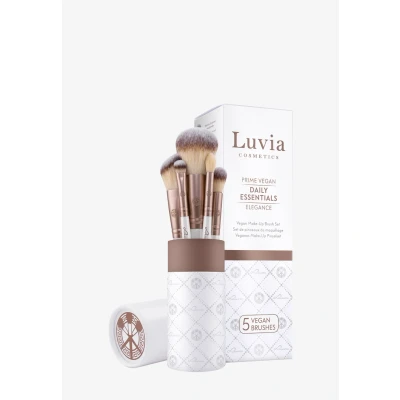 Abbildung von Luvia Cosmetics Daily Essentials Brush SET Pinselset, Größe: One Size, Pearl white/coffee brown