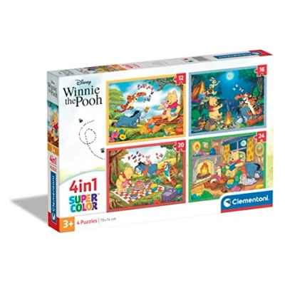 Abbildung von Clementoni Puzzle Disney Winnie Puuh 4 in 1