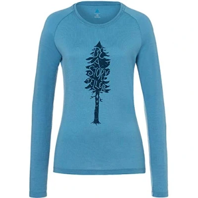 Abbildung von Odlo Damen Alliance Longsleeve, Niagara Pine Print FW19, L