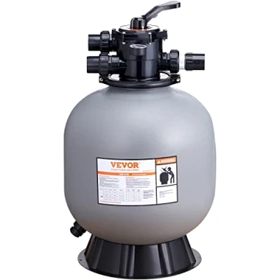 Abbildung von VEVOR Sandfilter 22&quot; oberirdischer Schwimmbad mit 7 Wege Ventil
