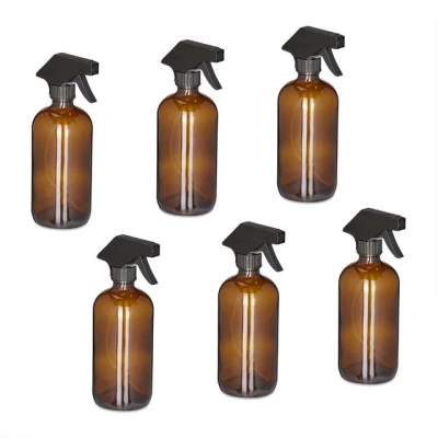 Abbildung von relaxdays Sprühflasche Glas 500ml 6er Set