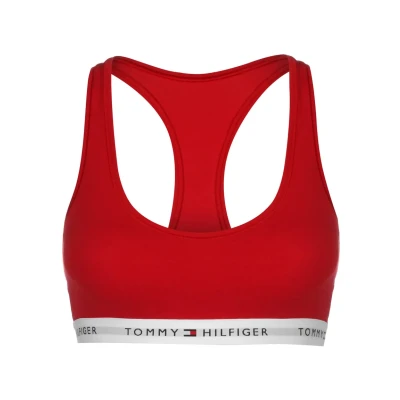 Abbildung von Tommy Hilfiger Unlined Bralette Sport BH, Damen, Größe: Medium, Primary red