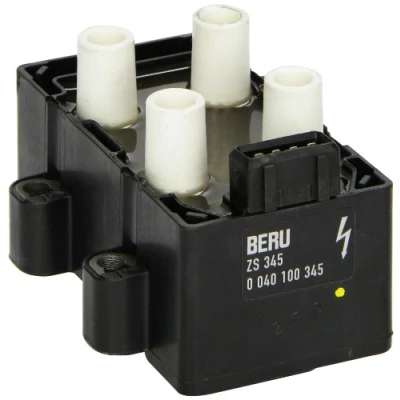 Abbildung von BERU ZS345 Zündspule 4 12 Sawtooth ohne Elektronik, Zündkabel, Schaltgerät RENAULT: CLIO 2, TWINGO 1, Kangoo I