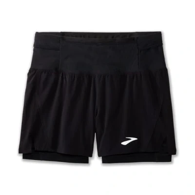 Abbildung von Brooks HIGH Point kurze Sporthose, Herren, Größe: 44/46, Black