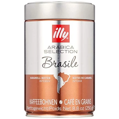 Abbildung von illy Kaffeebohnen Luxus Arabica Auswahl Brasilien, 6er Pack (6 x 250 g)