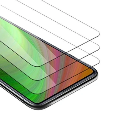 Abbildung von Cadorabo 3x Panzer Schutz Glas für Xiaomi POCO F2 PRO 3 Stück Schutzfolie in Ultra Klar Hüllen freundlich Gehärtetes (Tempered) Dipslayschutz Folie 9H Härte Anti Kratzer