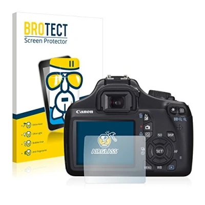 Abbildung von BROTECT Schutzglas für Canon EOS 1100D Schutzfolie Panzer Folie Glas [Extrem Kratzfest 9H, Anti Fingerprint, Ultra Transparent]