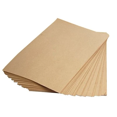 Abbildung von Clairefontaine 3708C Packung mit 250 Blatt Kraftpapier (90g, DIN A4, 21 x 29,7 cm, ideal für Kunstprojekte und zum Einpacken) braun