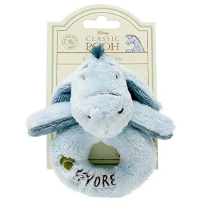 Abbildung von Rainbow Designs Classic Eeyore Ring Rattle, White