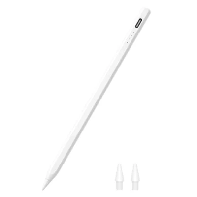 Abbildung von HJCE Stift für iPad 2018 2024,Schnellladeleistung,mit Palm Rejection und Neigungssensitivität,Kompatibel mit iPad(10/9/8/7/6),iPad Pro 12.9&#039;&#039;/11&#039;&#039;/13&#039;&#039;/M4, Air(3/4/5/M2),iPad Mini(7/6/5).Gen