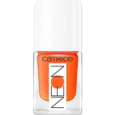 Abbildung von Catrice NEONUDE Nail Lacquer, Nr. C08 Shrill orange, sofortiges Ergebnis, langanhaltend, farbintensiv, intensiv, gelig (5ml)