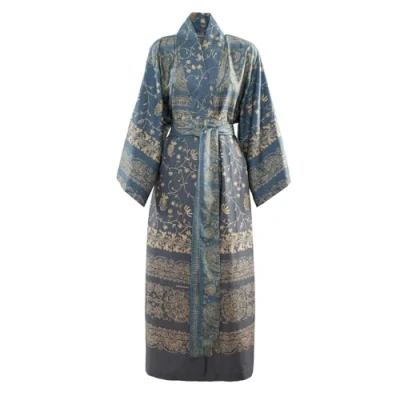 Abbildung von Bassetti Kimono Brenta Bademantel, Damen, Größe: S/M, Grau