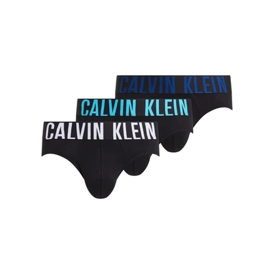 Abbildung von Calvin Klein Underwear Stretchhip Brief 3 PACK Slip, Herren, Größe: XXL, Black/white/blue