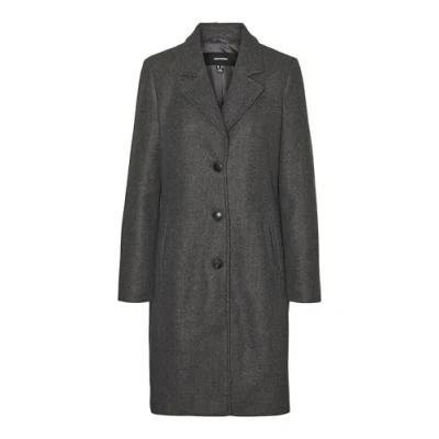 Abbildung von Vero Moda Vmfortunesara GA BOO Klassischer Mantel, Damen, Größe: XS, Dark grey melange