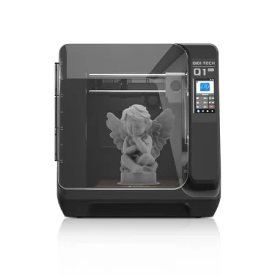 Abbildung von QIDI Q1 Pro 3D Drucker, 600mm/s Hochgeschwindigkeits Printer mit Kamera, 60℃ Kammerwärme, 350C Druckunterstützung Kohlefaserfilament, Tangle Detection, Druckgröße 245 * 240mm