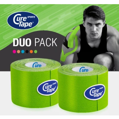 Abbildung von CureTape® SPORTS Kinesiotape Rabattsatz Lime