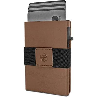Abbildung von SF SCOFIELD Unity Premium Slim Wallet I Wallets for Men Kartenetui Herren 6 10 Karten Kreditkartenetui RFID Schutz Portemonnaie Smart Geldbörse Card Holder