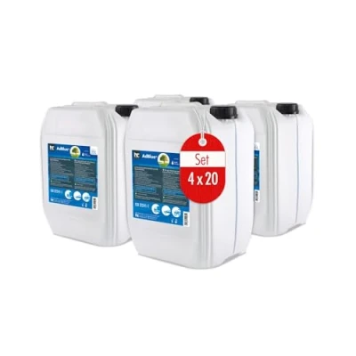 Abbildung von Höfer Chemie AdBlue 4 x 20 L Auto Harnstofflösung verringert Emissionen von Stickstoffoxiden um 90% bei SCR Systemen
