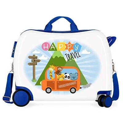 Abbildung von Roll Road Little Me Kinder Koffer Mehrfarbig 50x38x20 cms Hartschalen ABS Kombinationsschloss 34L 2,1Kgs 4 Räder Handgepäck